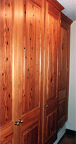 Long Leaf Antique Heart Pine Doors and Built-ins
