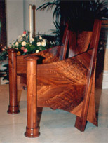 Our Mother of Good Council R.C. Church - Presider's Chair side view