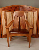 St. Joseph’s Medical Center Chapel - Presider's Chair with Screen