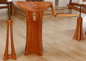 Our Mother of Confidence - Ambo with hinged handicap reading surface