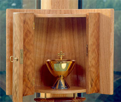 Sisters of Mercy of the Americas - Tabernacle with the door open