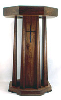 St. Ann’s Roman Catholic Church - Font Ceramic Black Walnut
