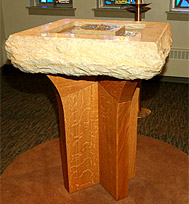 St. Thomas More Catholic Church - Baptismal with Living Water