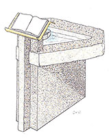 Trinity Lutheran Church - Baptismal Font rendering