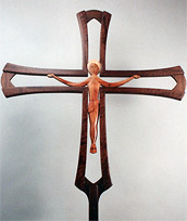 Villanova University St. Thomas Chapel - Cross detail