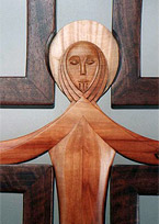 Villanova University St. Thomas Chapel - Cross detail