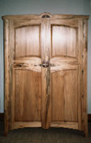 Morgan Elm and Pear Armoire Cabinet - Over view
