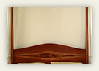Cherry and Cherry Burl Eyebrow Pencil Post Bed