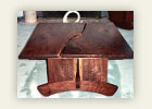 Howard Bookmatched Curly Walnut Table