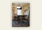 Howard Quartersawn White Oak English Pullout Table with Arm Chairs